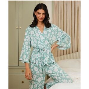 Kimono Pajama Set in Meadow Bouquet